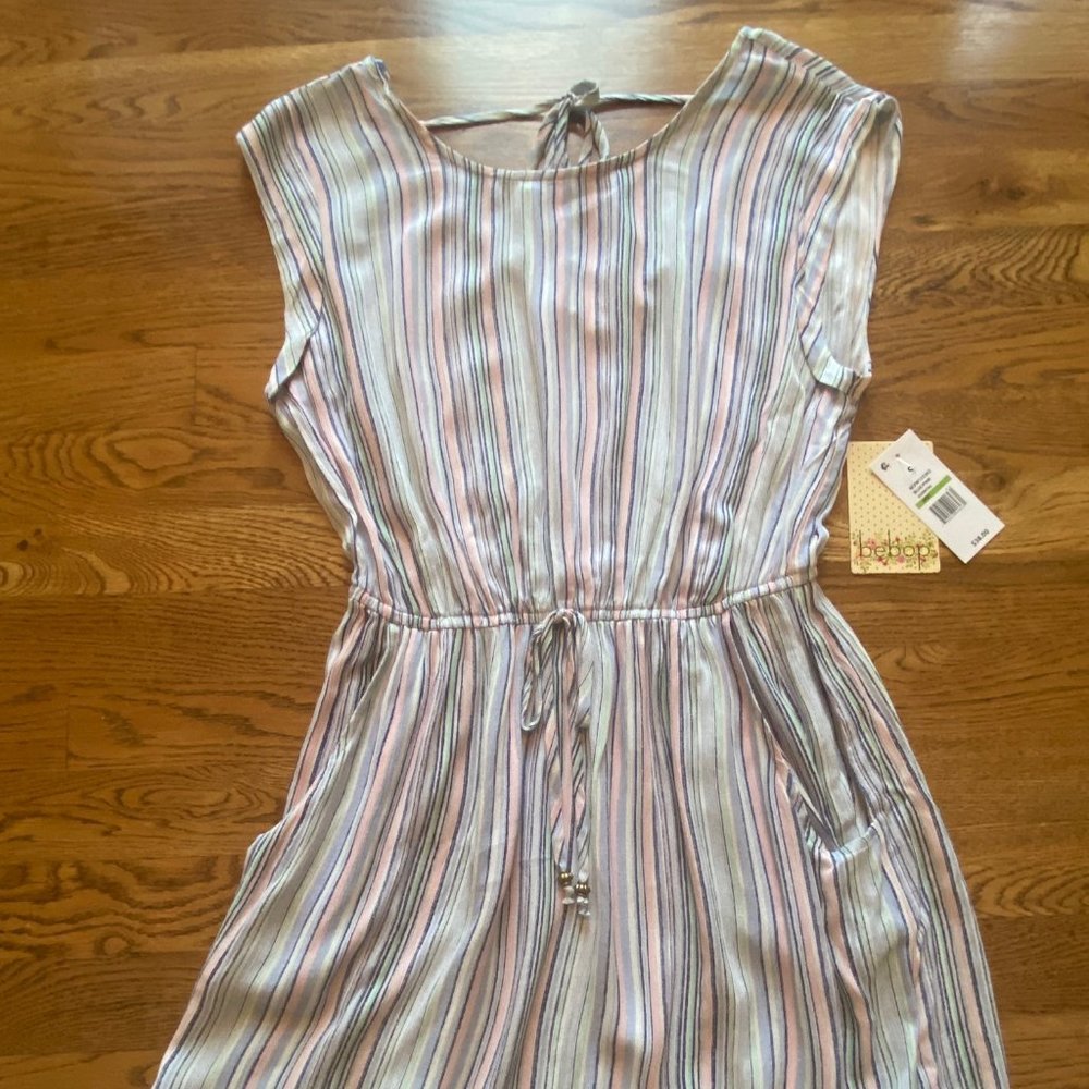 BEBOP Striped Dress with Pockets - Size Small